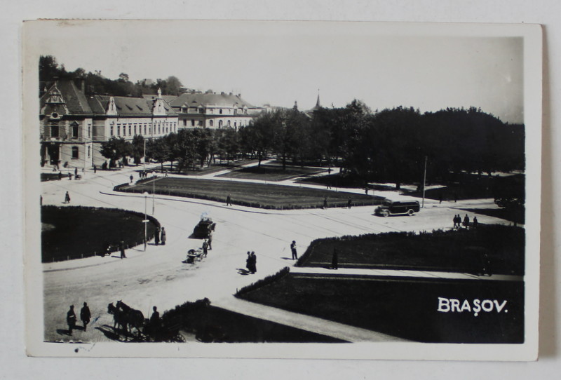 BRASOV , PARC , CARTE POSTALA , 1939