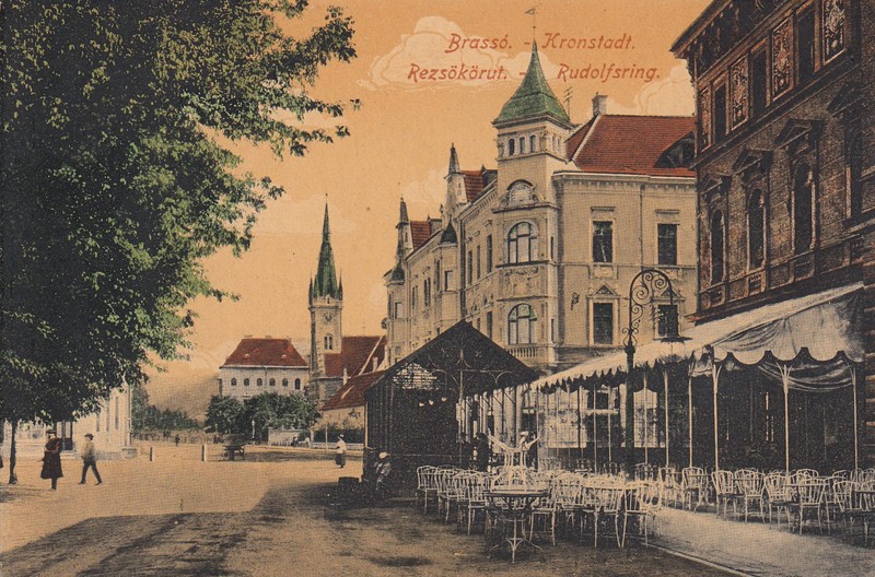 BRASOV , RUDOLFSRING , CARTE POSTALA , INCEPUTUL SECOLULUI XX