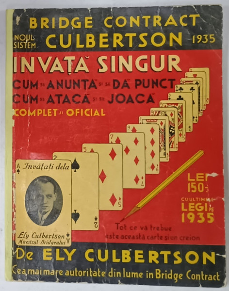 BRIDGE CONTRACT CULBERSTSON , NOUL SISTEM de ELY CULBERTSON , 1935