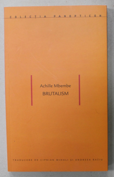 BRUTALISM de ACHILLE MBEMBE , 2020