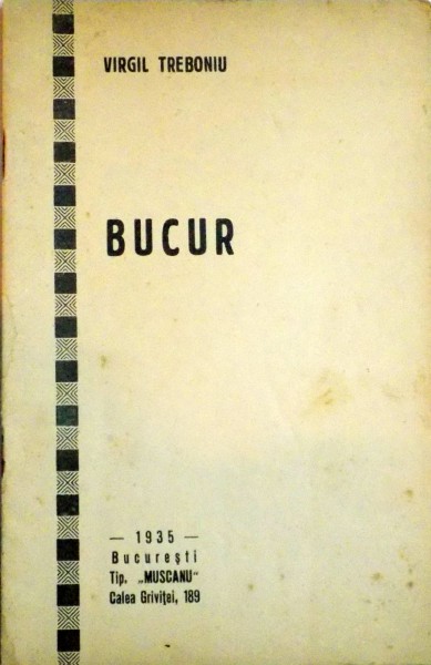 BUCUR , 1935 , DEDICATIE*