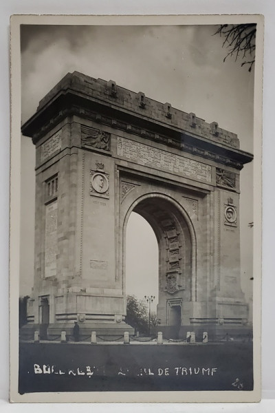 BUCURESTI , ARCUL DE TRIUMF , CARTE POSTALA , 1950