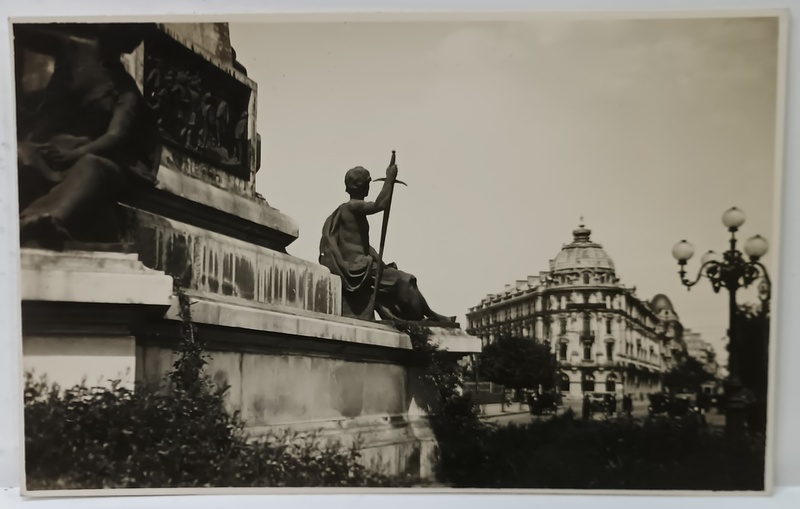 BUCURESTI , BULEVARDUL CAROL I , CARTE POSTALA ILUSTRATA , PERIOADA INTERBELICA