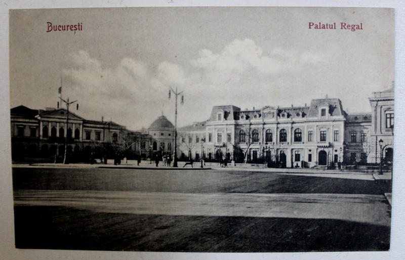 BUCURESTI - PALATUL REGAL , CARTE POSTALA ILUSTRATA