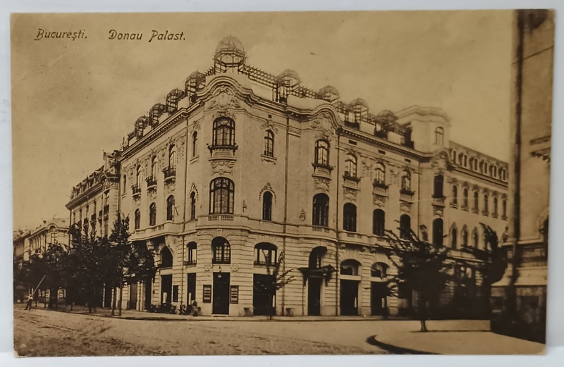 BUCURESTI , TEATRUL DONAU PALAST , CARTE POSTALA ILUSTRATA , INTERBELICA