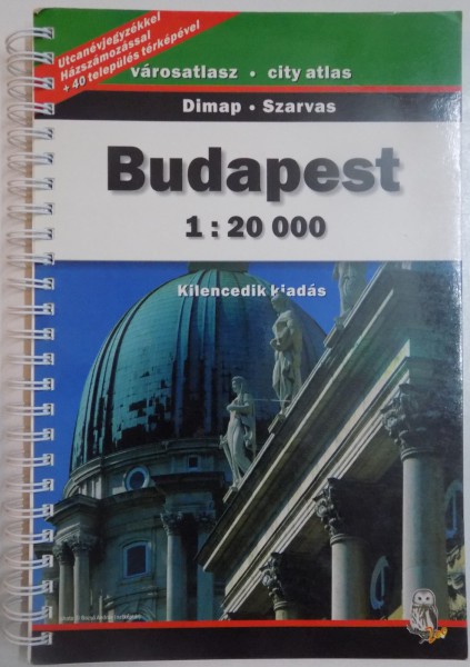 BUDAPEST ES 40 KORNYEKBELI TELEPULES , CITY ATLAS 2004/2005