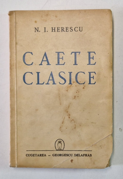 CAETE CLASICE de N.I. HERESCU