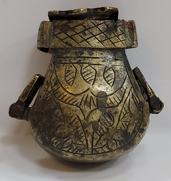 Calimara de calatorie din bronz, Secol 19