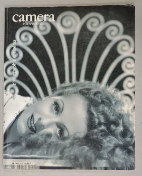 CAMERA INTERNATIONAL , SUBJET : PHOTOGRAPHIE ET CINEMA  , REVISTA DE FOTOGRAFIE IN LIMBA FRANCEZA , no. 40 , 1995