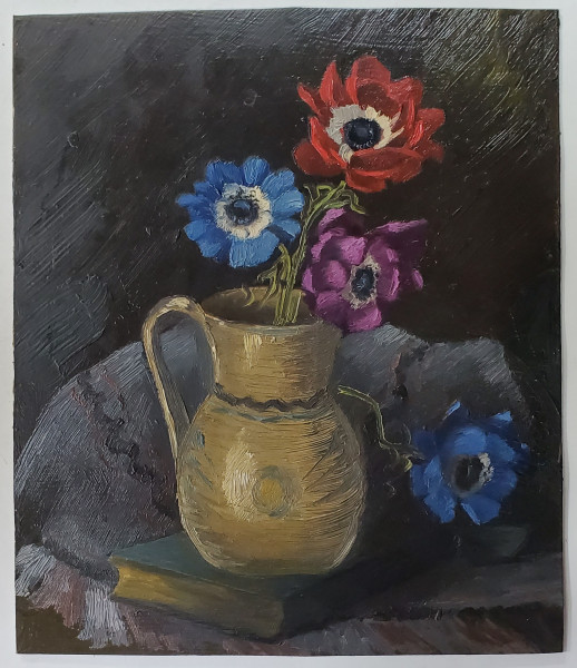 Cana cu flori - Nesemnat