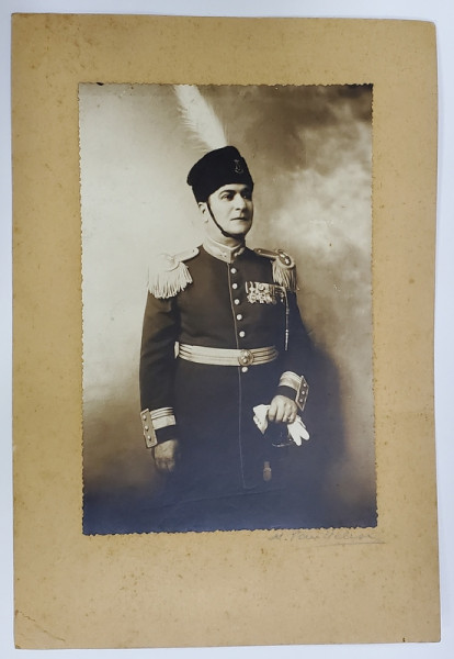 COLONELUL FOCSENEANU  DIN REGIMENTUL  6 GARDA  DOROBANTI , FOTOGRAFIE , ANII '30