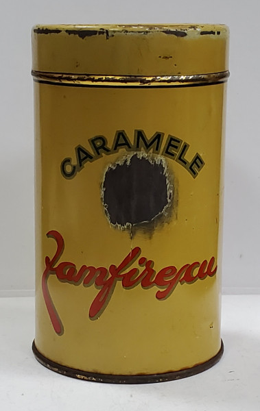 CARAMELE Zamfirescu, Cutie metalica