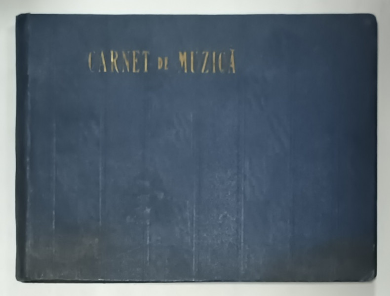 CARNET DE MUZICA , CONTINE 10 PORTATIVE DE COMPLETAT PE FIECARE PAGINA , EDITIE INTERBELICA