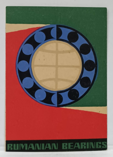 CARTE POSTALA FOLOSITA DE RADIO AMATORII ROMANI , RECLAMA LA RULMENTI PRODUSI IN ROMANIA , CARTE POSTALA , 1966