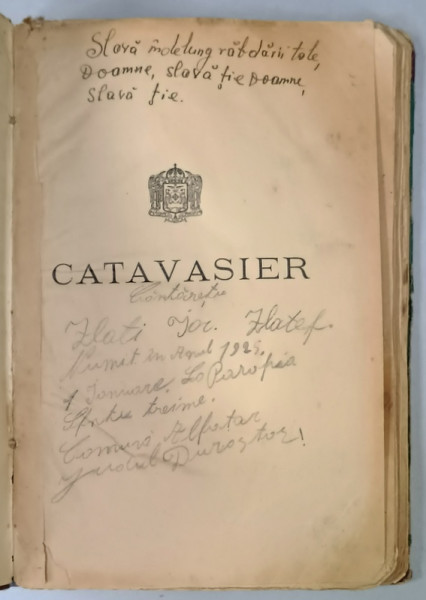 CATAVASIER , TIPARIT IN ZILELE M..S. CAROL II , REGELE ROMANIEI , 1934