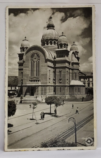 CATEDRALA ORTODOXA  ROMANA DIN TARGU MURES , FOTOGRAFIE TIP CARTE POSTALA , 1936