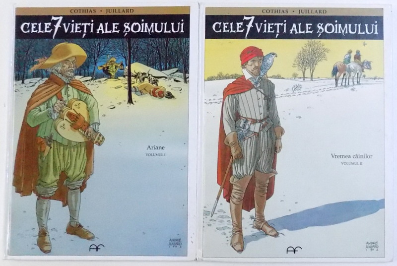 CELE 7 SAPTE VIETI ALE SOIMULUI , VOL. I - II , text de COTHIAS , ilustratii de JUILLARD , 1997