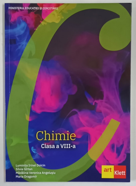 CHIMIE , CLASA A VIII - A de LUMINITA IRINEL DOICIN ... MARIA DRAGOMIR , 2022