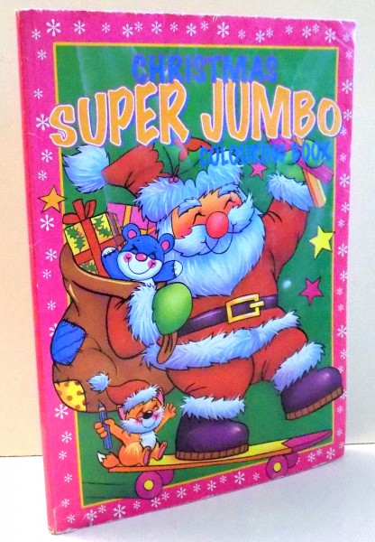 CHRISTMAS SUPER JUMBO, COLOURING BOOK , 1997