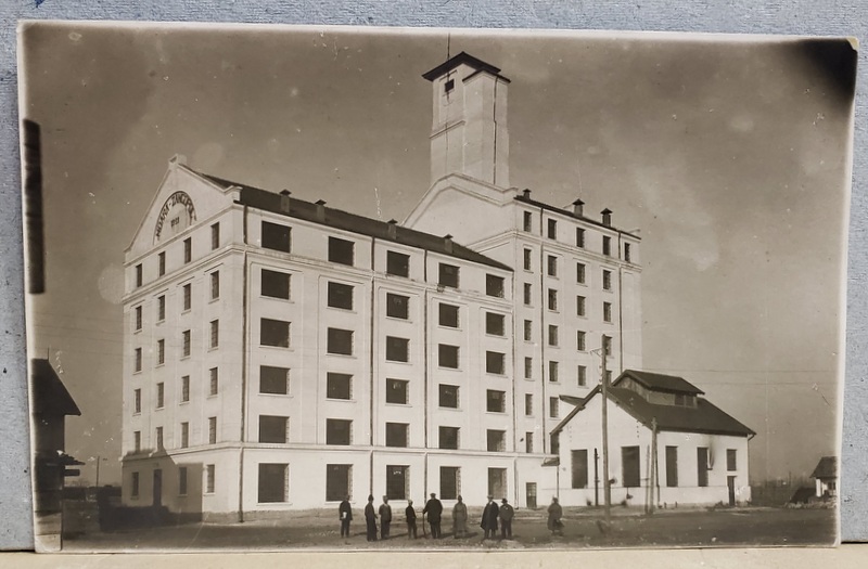 CLADIREA MORII  '' ZANGOPOL '' , BUZAU  , FOTOGRAFIA '' ROMANEASCA '' FOTO STANESCU , TIP CARTE POSTALA , INTERBELICA