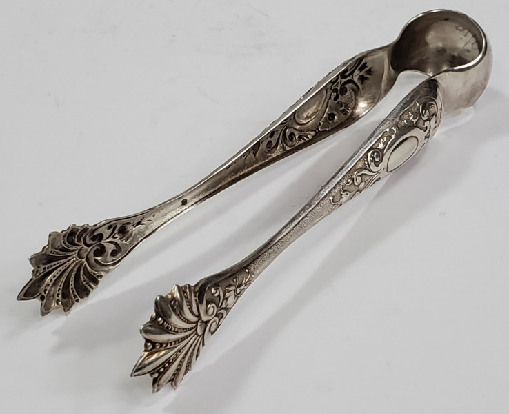 Cleste pentru servit gheata / zahar, WMF, Germania, cca 1906