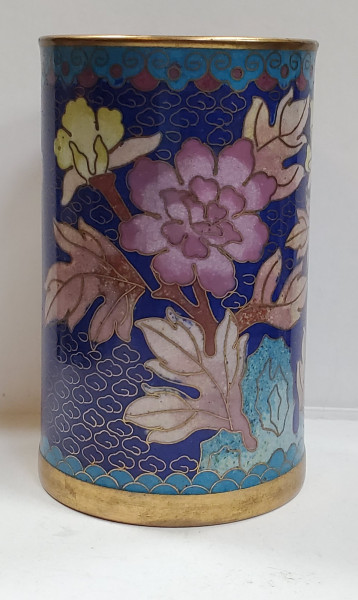 Cloisonne, Vas decorativ, China, Secol XX