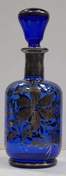 Clondir din sticla colorata in masa si argint coloidal, Bohemia, Secol XX