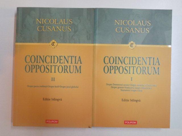 COINCIDENTIA OPPOSITORUM VOL. I - II de NICOLAUS CUSANUS , 2008