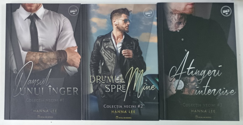 COLECTIA ' VECINI ' de HANNA LEE , VOLUMELE I - III , 2022, LITERATURA PENTRU ADULTI , 18 +!