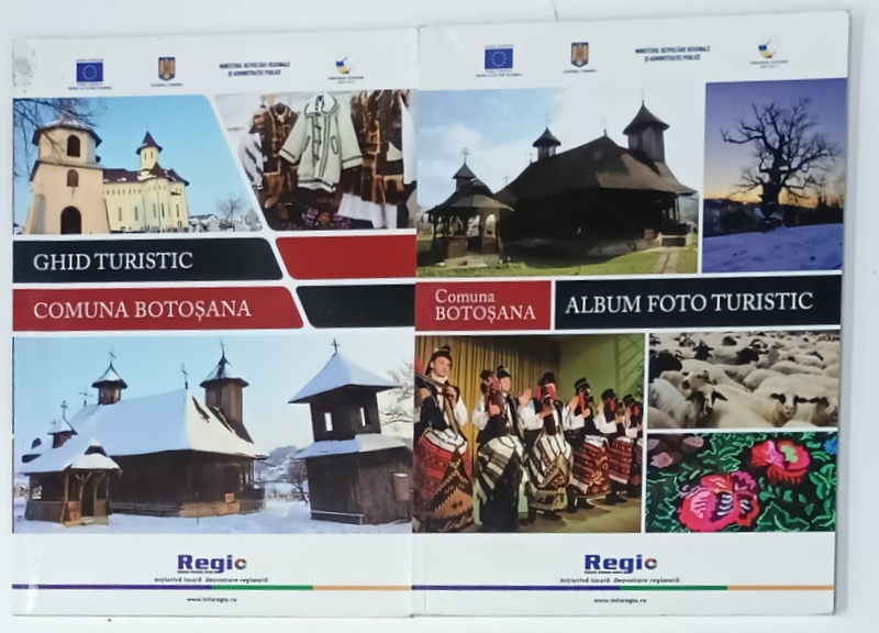 COMUNA BOTOSANA , GHID TURISTIC si ALBUM FOTO TURISTIC , 2 VOLUME , 2013