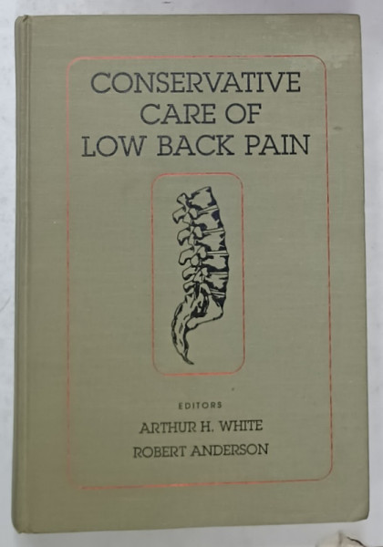 CONSERVATIVE CARE OF LOW BACK PAIN , editors ARTHUR H. WHITE and ROBERT ANDERSON , 1991