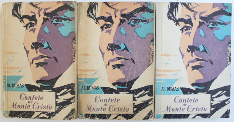 CONTELE DE MONTE-CRISTO  VOL I , II , III de ALEX DUMAS , 1959