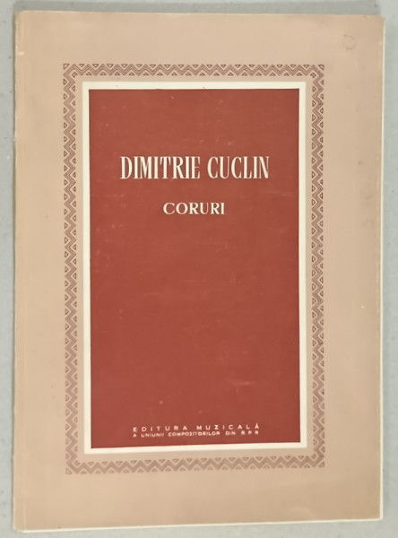 CORURI de DIMITRIE CUCLIN , 1958