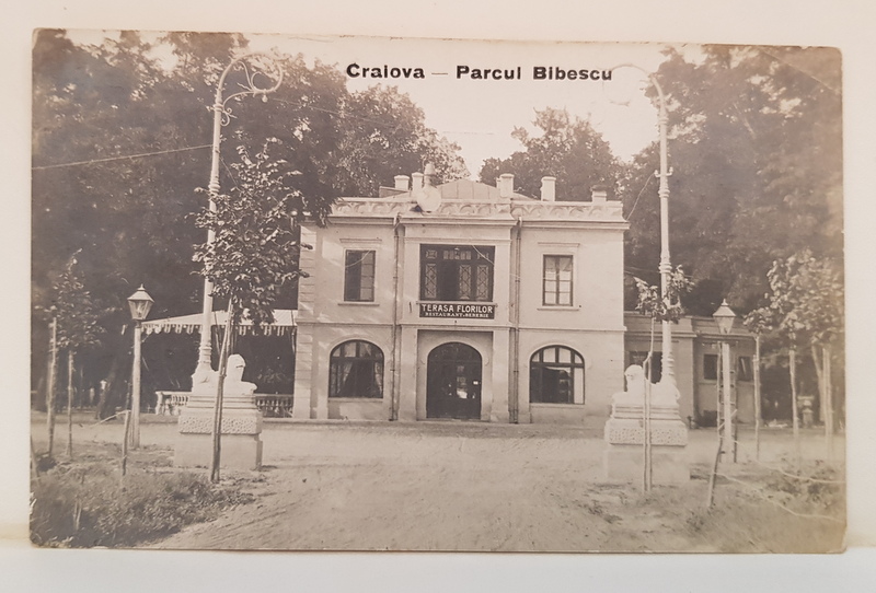 CRAIOVA , PARCUL BIBESCU , CARTE POSTALA , INTERBELICA