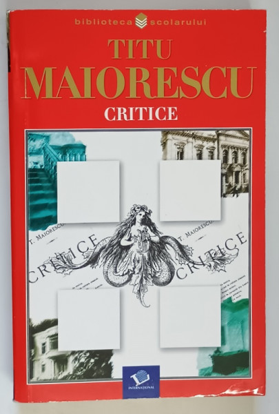 CRITICE de TITU MAIORESCU , 2023