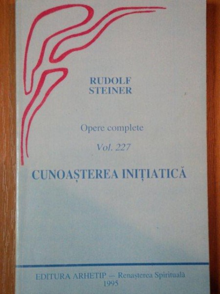 CUNOASTEREA INITIATICA de RUDOLF STEINER  1995