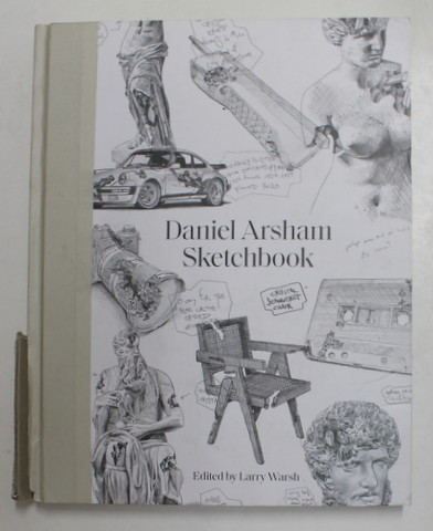 DANIEL ARSHAM - SKETCHBOOK , edited by LARRY WARSH , 2022, COTORUL CU DEFECT *