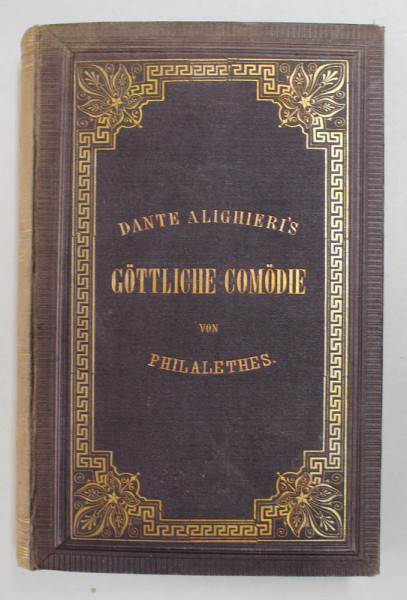 DANTE ALIGHERI 'S GOTTLICHE COMODIE , ERSTER TEIL - DIE HOLLE , 1871