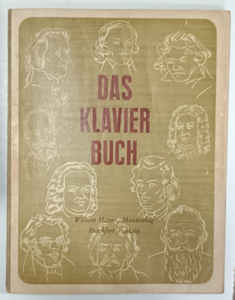 DAS KLAVIERBUCH , 45 ORIGINAL WERKEN FUR KLAVIER ZU ZWEI HANDEN , PARTITURI PENTRU PIAN , 1956