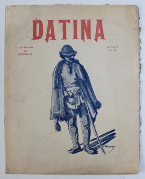 DATINA - REVISTA LITERARA SI SOCIALA - ANUL II , NO . 9 , NOIEMBRIE  , 1924