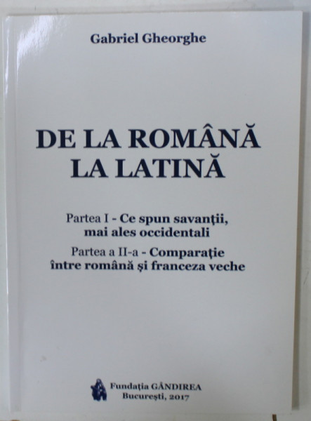 DE LA ROMANA LA LATINA de GABRIEL GHEORGHE , 2017