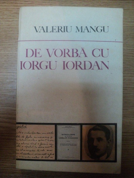 DE VORBA CU IORGU IORDAN de VALERIU MANGU  , 1982