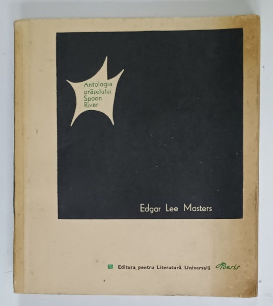 DEDICATIA  LUI ION CARAION PE VOLUMUL ' ANTOLOGIA ORASELULUI  SPOON RIVER ' de EDGAR LEE MASTERS , 1968