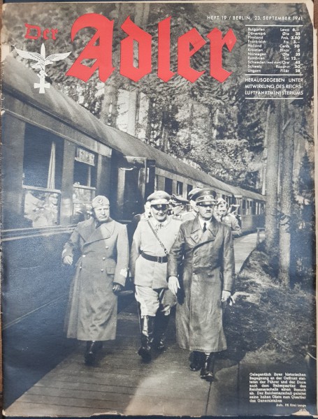 Der Adler, Nr. 19, 23 Septembrie 1941