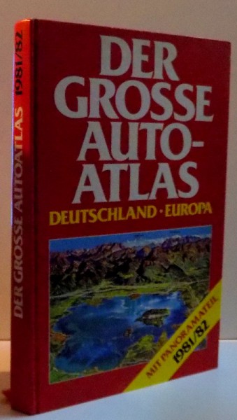 DER GROSSE AUTO-ATLAS DEUTSCHLAND EUROPA , 1981/82