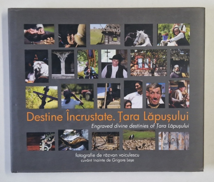 DESTINE INCRUSTATE , TARA LAPUSULUI , fotografie de RAZVAN VOICULESCU , cuvant inainte de GRIGORE LESE , 2010 *EDITIE BILINGVA