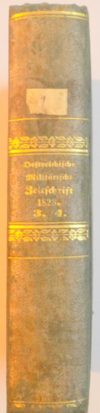 DESTREICHISCHE MILITARISCHE ZEITSCHRIFT, VOL I-II, VIENA 1828