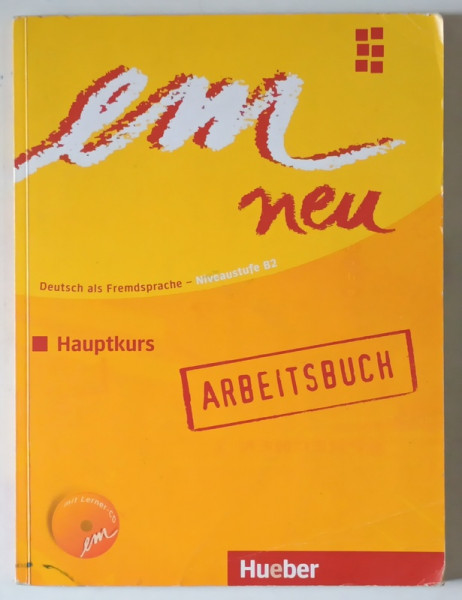 DEUTSCH ALS FREMDSPRACHE - NIVEAUSTUFE B2 , ARBEITSBUCH , HAUPTKURS von MICHAELA PERLMANN - BALME und SUSANNE SCHWALB , 2008