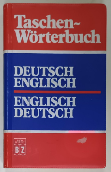 DEUTSCH - ENGLISH / ENGLISH - DEUTSCH , TASCHEN WORTERBUCH , DICTIONAR DE BUZUNAR , 1988