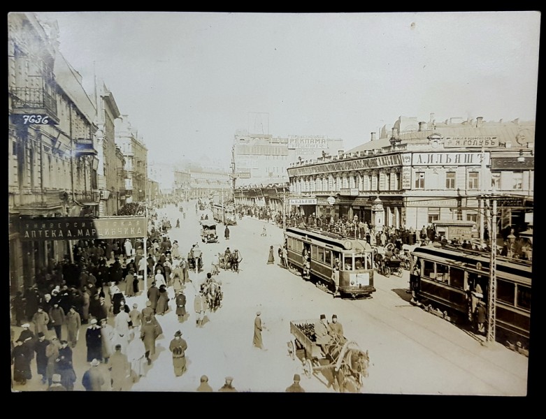 Deutsche Truppen in Kiev - Fotografie originala